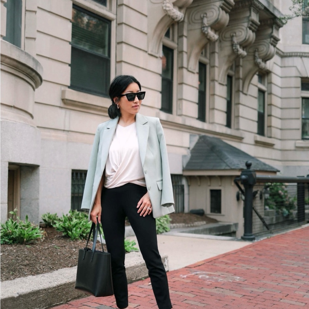 Talbots Black linen Skinny Pants